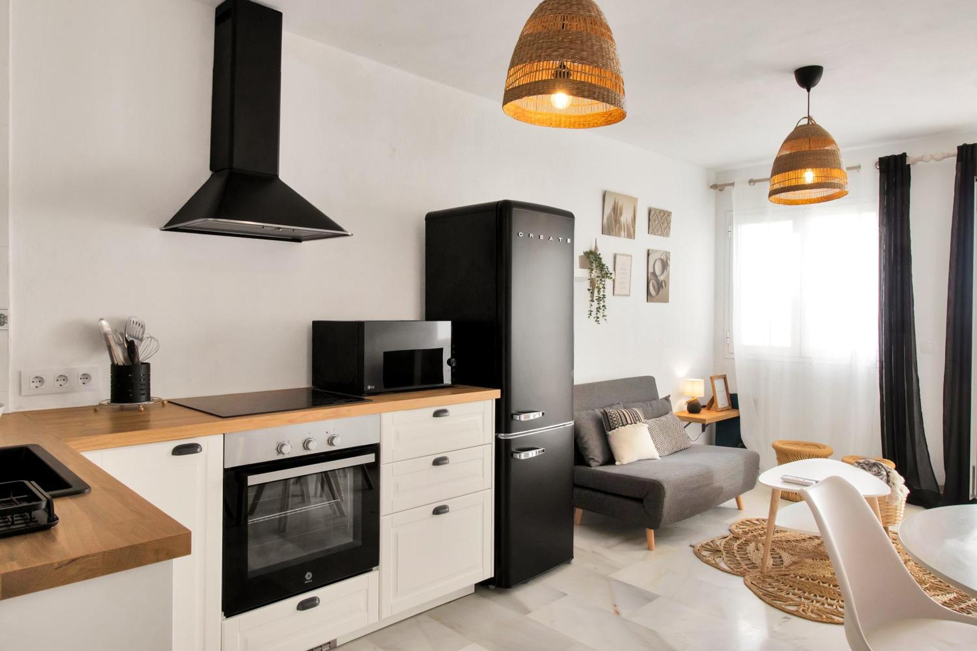 Duplex Estilo Boho Con Increible Terraza Y Vistas Al Mar En Estepona - Las Abejeras 609 Apartment Bagian luar foto
